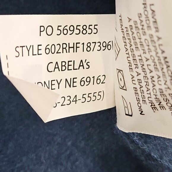 Red Head Brand Co. 2 Pocket Heavy Blue Flannel Shirt Men's 2XL Long Sleeve EUC - Picture 8 of 15